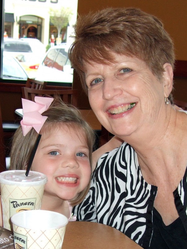 Megan and Nana at Panera