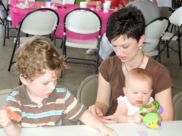 Harrison, Morgan, and Laura