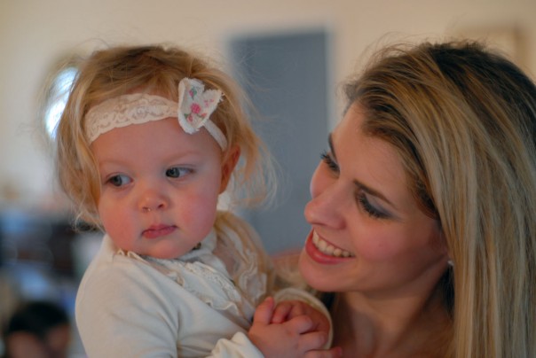 EK enjoying some time with Erin