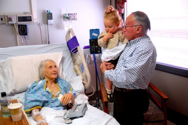 Trying to make Granny feel better