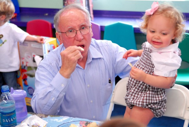 Emma Kate always ends up back with her Grandpa