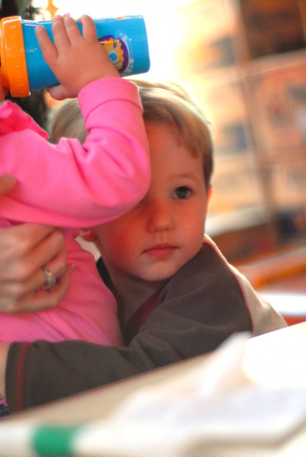 Jadon giving some love to Emma Kate