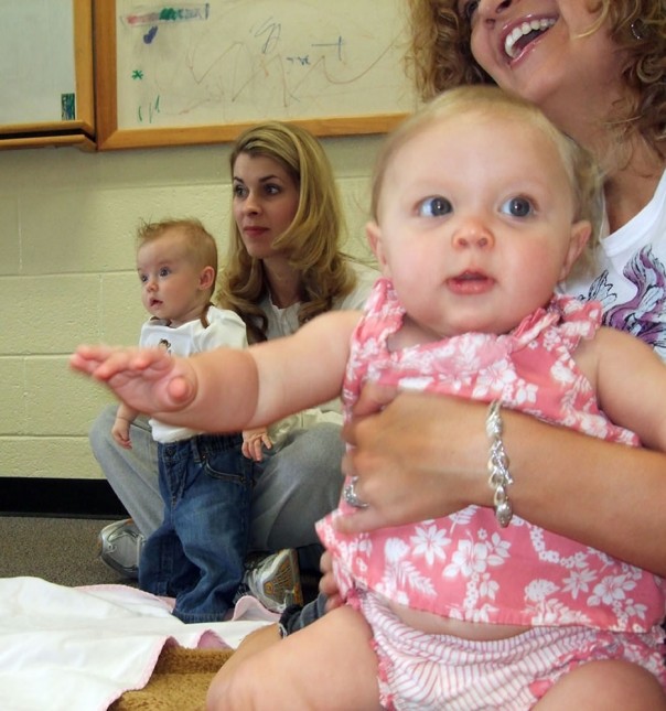 Kindermusik with Erin and Gracie