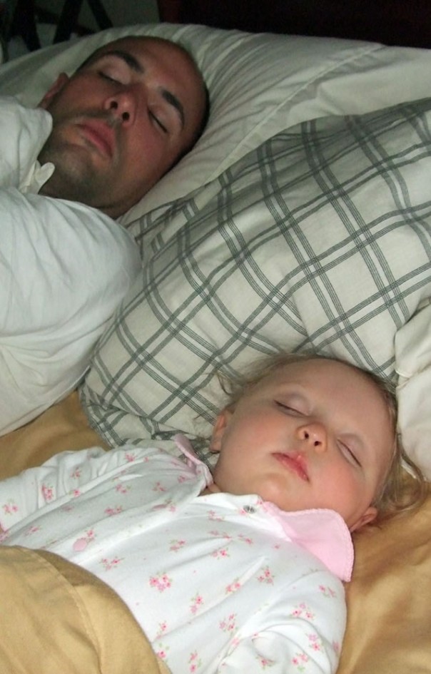 Late Siesta with daddy
