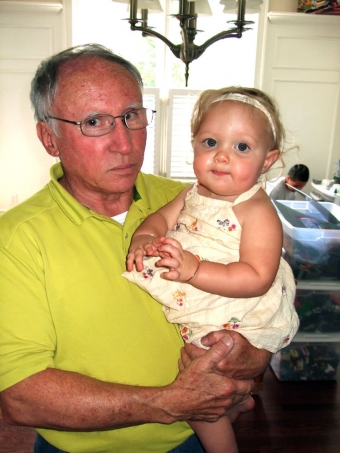 Who would have guessed that Grandpa would be holding Emma Kate? :-)
