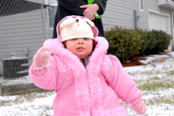 Snow in Georgia (this is a rarity!)