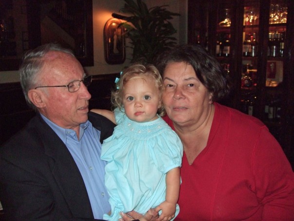 Maggiano's on Thanksgiving with Grandma and Grandpa