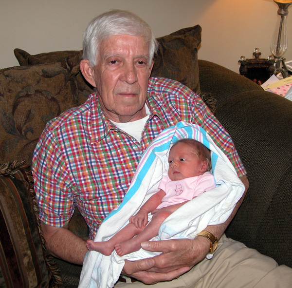 Papaw & granddaughter